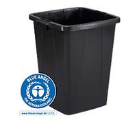 DURABLE DURABIN Waste Bin 90 L Black PP (Polypropylene) 1800505221 Square