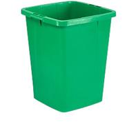 DURABLE DURABIN Waste Bin 90 L Green PP (Polypropylene) 1800474020 Square