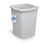 Durable DURABIN Waste Bin Eco Black - 90 Litre - Blue Angel Certified - Made from Recycled Plastic - Ideal for Waste Collection or Recycling