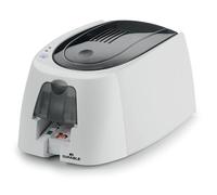 Durable DURACARD ID 300 ID Name Badge Card Printer | with Ribbon & 100 Cards in White Durable White