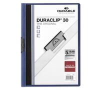 Durable Duraclip 30 report cover PVC Blue, Transparent