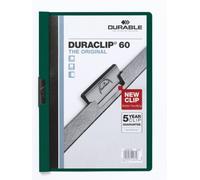 Durable Duraclip 60, Clip File for 1-60 Sheets A4 - Dark Green