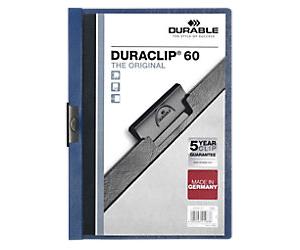 DURABLE DURACLIP Clip File 60 Sheets A4 Blue
