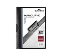 Durable Duraclip Folder PVC Clear Front 6mm [Pack 25] - 2209/01
