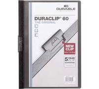 Durable Clip Folder DURACLIP 60 A4 Black (Pack of 25) 2209/01