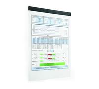 Durable DURAFIX Magnetic Rail 210 mm Black | With Self-Adhesive Backing for Attachment To Any Smooth and Flat SurFace | Pack of 5 Rails | for Securely Holding Posters, Photos and Documents in A4 Portrait format