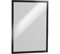 DURABLE DURAFRAME A3 Display Frame Adhesive, Magnetic Black PVC (Polyvinyl Chloride) 487301 32.5 (W) x 0.4 (D) x 44.8 (H) cm Pack of 2