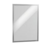 DURABLE DURAFRAME A3 Display Frame Adhesive, Magnetic Silver Adhesive PVC (Polyvinyl Chloride) 487323 32.5 (W) x 0.4 (D) x 44.8 (H) cm 487323 Pack of 2