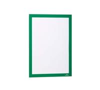 Durable Duraframe Self Adhesive Magnetic Signage Frame, 10 Pack, A4 Green