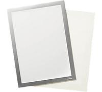 DURABLE DURAFRAME GRIP A4 Display Frame Adhesive Silver Adhesive Plastic 496823 23.4 (W) x 37.5 (D) x 32.6 (H) cm 496823