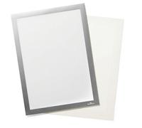 DURABLE Magnetic Display Frame Duraframe Grip 496823 Hook and Look A4 Silver Pack of 1