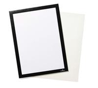 Durable DURAFRAME GRIP Fabric Adhesive Magnetic Signage Frame | A4 | Black