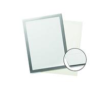 DURABLE Magnetic Display Frame Duraframe Grip 496823 Hook and Look A4 Silver Pack of 1