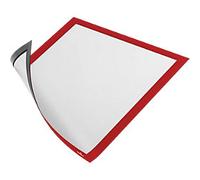 DURABLE DURAFRAME Magnetic A4 Display Frame Magnetic Red PP (Polypropylene) 486903 24.5 (W) x 0.5 (D) x 32.5 (H) cm 486903 Pack of 5