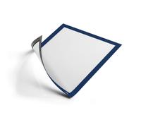 Durable DURAFRAME® Magnetic Frame - A4 Dark Blue - Pack of 5 - Document Frame For Professional Internal Signage - Magnetic Attachment