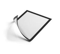 5 x Durable Magnetic Duraframe A4 Display Notice Board Silver or Black Frames