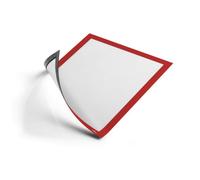 DURABLE DURAFRAME Magnetic A4 Display Frame Magnetic Red 486903 24.5 x 0.5 x 32.5 cm Pack of 5