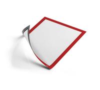 Durable DURAFRAME Magnetic Document Signage Frame for Metal | 5 Pack | A4 Red