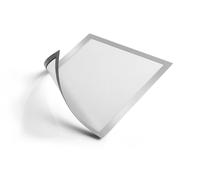 Durable DURAFRAME Magnetic Document Signage Frame for Metal | A4 Silver