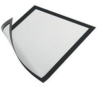 5 x Durable Magnetic Duraframe A4 Display Notice Board Silver or Black Frames