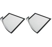 Durable DURAFRAME Magnetic Frame | A4 Format in Black | Pack of 2 Frames | Document Frame for Professional Internal Signage