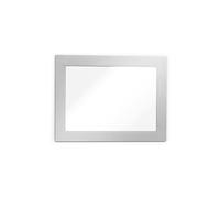 Durable DURAFRAME Magnetic Frame, A6 Format In Silver, Pack of 5 Frames, Document Frame for Professional Internal Signage