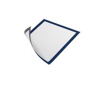 Durable DURAFRAME Magnetic Frame - A4 Dark Blue - Pack of 5 - Document Frame For Professional Internal Signage - Magnetic Attachment