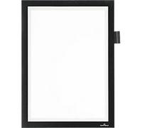DURABLE DURAFRAME Note A4 Display Frame Adhesive Black PVC (Polyvinyl Chloride) 4993-01 23.5 (W) x 0.5 (D) x 37 (H) cm