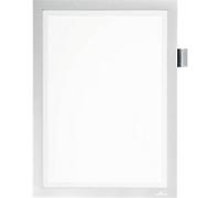 DURABLE DURAFRAME Note A4 Display Frame Adhesive Silver Adhesive PVC (Polyvinyl Chloride) 4993-23 23.5 (W) x 0.5 (D) x 37 (H) cm 499323