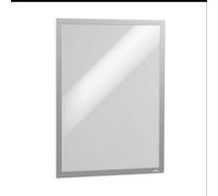 Durable Duraframe Poster Magnetic Signage Frame A2 Silver 505323