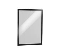 Durable Duraframe Self Adhesive Magnetic Signage Frame - 6 Pack - A3 Black