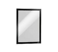 Durable Duraframe Self Adhesive A4 Black (Pack of 2) 4872/01