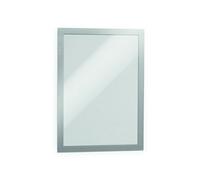 Durable DURAFRAME Self-Adhesive A4 Magnetic Frame for Solid Surfaces - White - Pack of 2 - A4 Sign Holder for Indoor Wall and Door Use