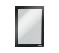 Durable Infoframe Duraframe Self-Adhesive A5 Black (Pack of 2) 487101