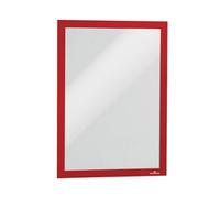 Durable Duraframe Self Adhesive Frame A4 Red (Pack of 2) 487203