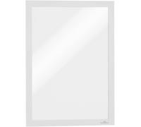 DURAFRAME Self Adhesive Magnetic Signage Frame - 2 Pack - A4 White Durable White One Size