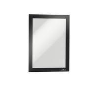 Durable DURAFRAME Self Adhesive Magnetic Signage Frame | 10 Pack | A5 Black