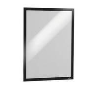Durable Duraframe Self Adhesive Magnetic Signage Frame - 2 Pack - A3 Black
