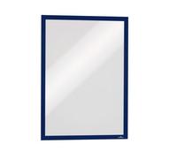 Durable Duraframe Self Adhesive Magnetic Signage Frame - 2 Pack - A3 Blue