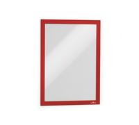 Durable Duraframe Self Adhesive Frame A4 Red (Pack of 2) 487203