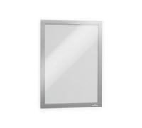 DURABLE Duraframe Self-Adhesive A4 Magnetic Frame 4872/23 Silver Pack of 2