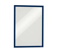 Durable DURAFRAME Self-Adhesive Magnetic Frame | A3 Format In Dark Blue | Pack of 6 Frames | Document Frame for Professional Internal Signage