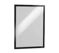 Durable Duraframe Self Adhesive Magnetic Signage Frame - A3 Black