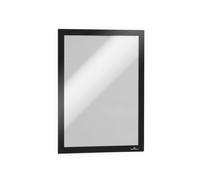 Durable DURAFRAME Self Adhesive Magnetic Signage Frame | A4 Black