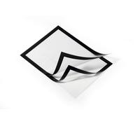 Durable Magnetic Frame Duraframe A4, Pack of 2, Black, Self-Adhesive | Document Holder for Professional Internal Signage, Self-Adhesive Attachment, Swap Posters in Seconds, Made in Poland