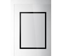 Durable DURAFRAME SUN Static-Cling Magnetic Frame | A3 Format in Black | Pack of 2 Frames | UV and Heat Resistant | Ideal for Retail Shop Windows