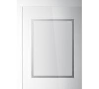 Durable DURAFRAME SUN Static-Cling Magnetic Frame | A3 Format in Silver | Pack of 2 Frames | UV and Heat Resistant | Ideal for Retail Shop Windows