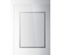 Durable Duraframe Static Cling Magnetic UV Signage Frames, 2 Pack, A3 Silver