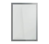 Durable DURAFRAME Static Window Poster Frame A2 | Magnetic Sign Holder Silver