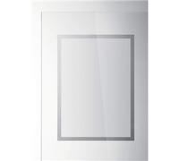 Durable Duraframe Static Cling Magnetic UV Signage Frames, 2 Pack, A3 Silver
